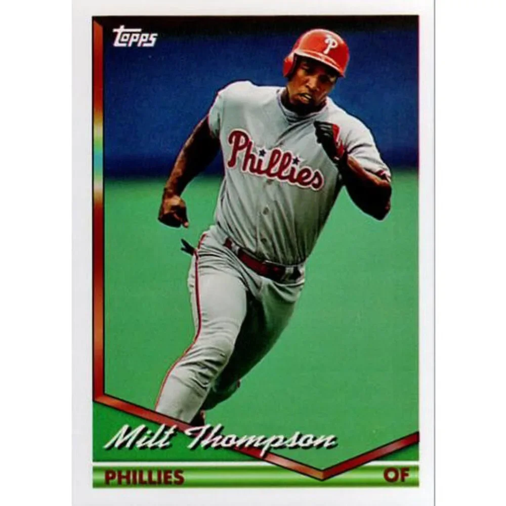 1994 Topps Milt Thompson # 722 Philadelphia Phillies
